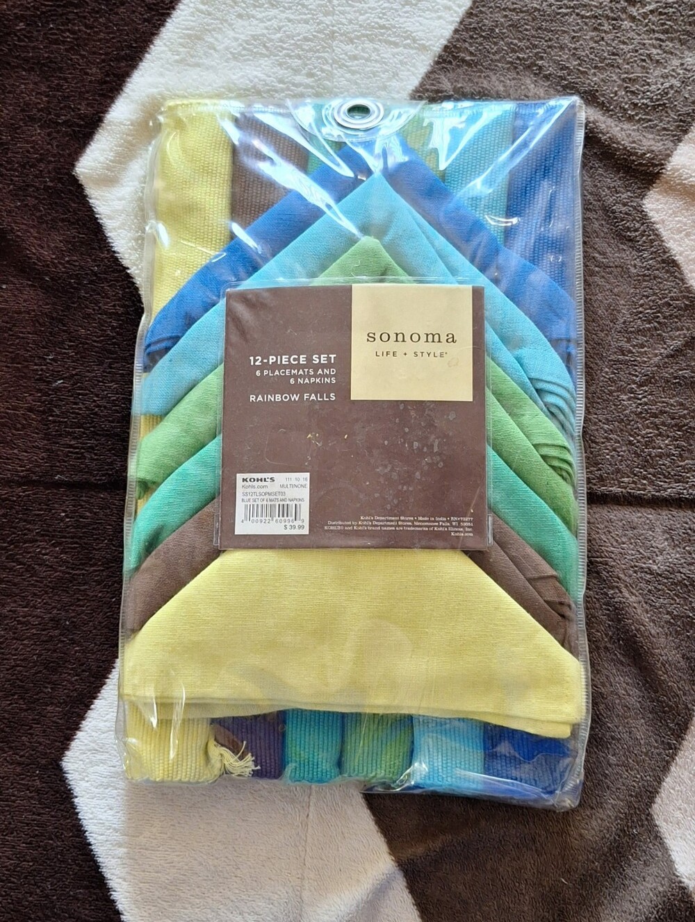 Sonoma Life + Style 12-Piece Placemat and Napkin Set